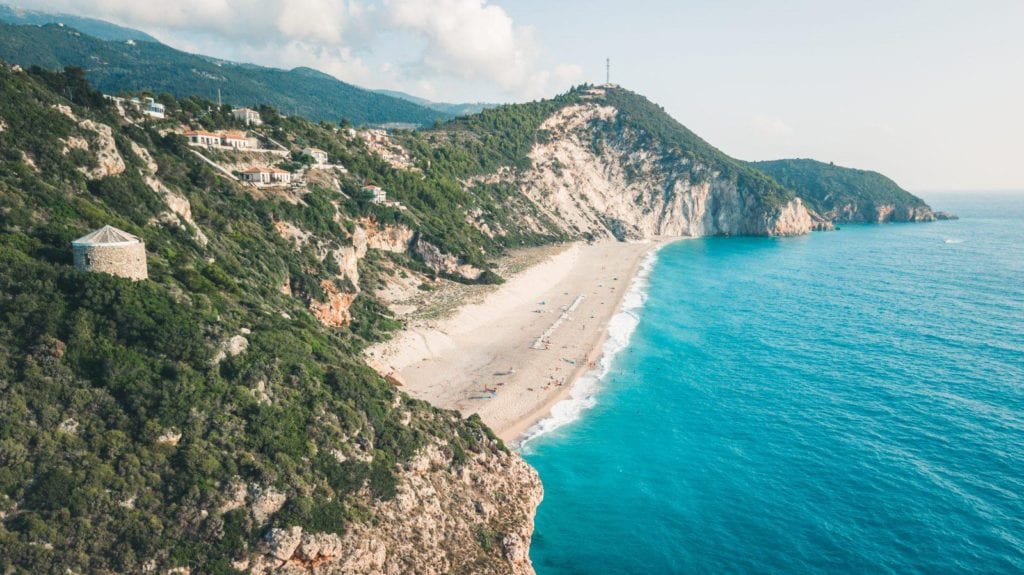 Lefkada bay, Greece, Greece with kids