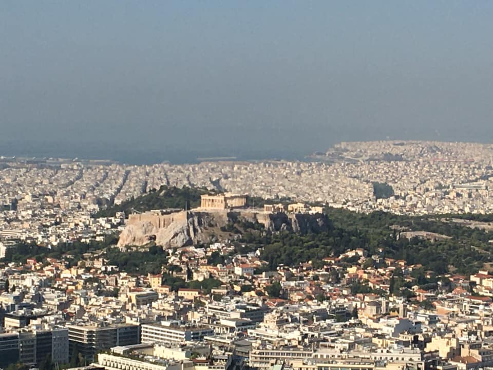 Athens to amorgos, athens views, athens panorama, acropolis