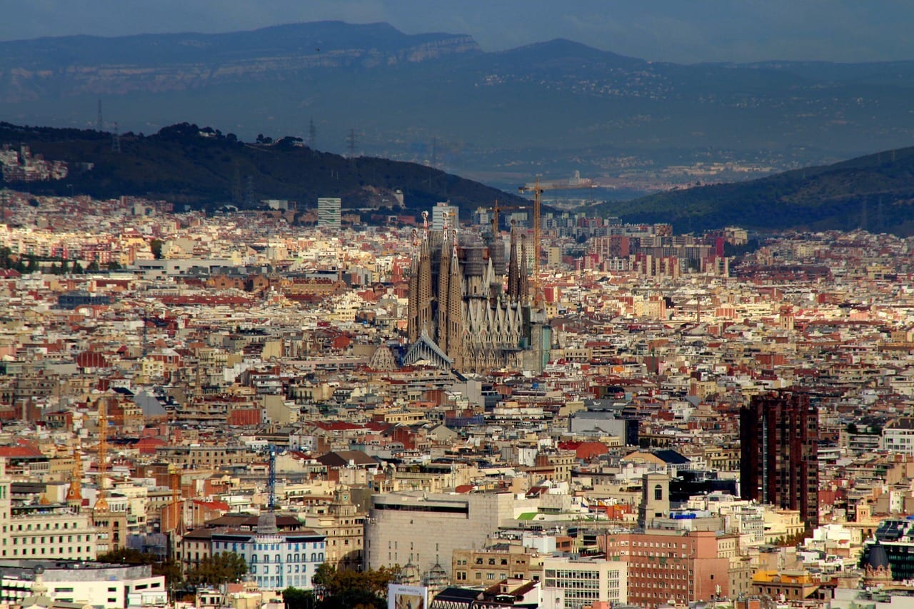 barcelona, panorama, top, spanish coastline, spain with kids, best coastal cities in spain.