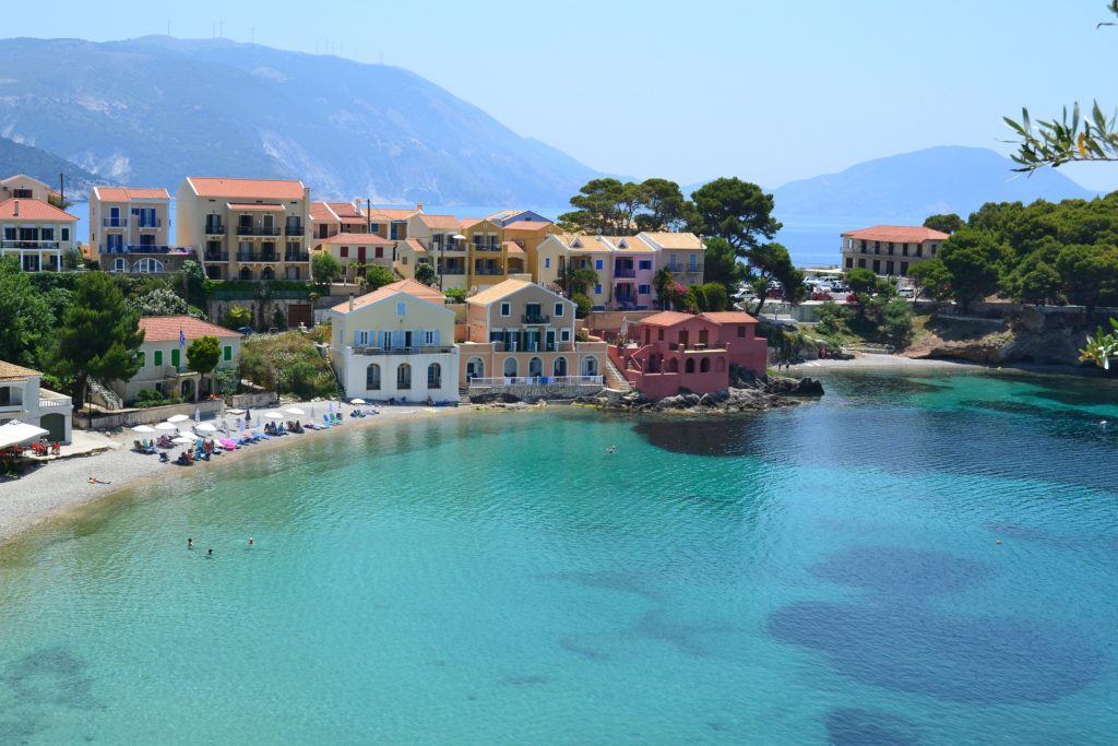 Asos, Assos kefalonia, greek village, ionian islands