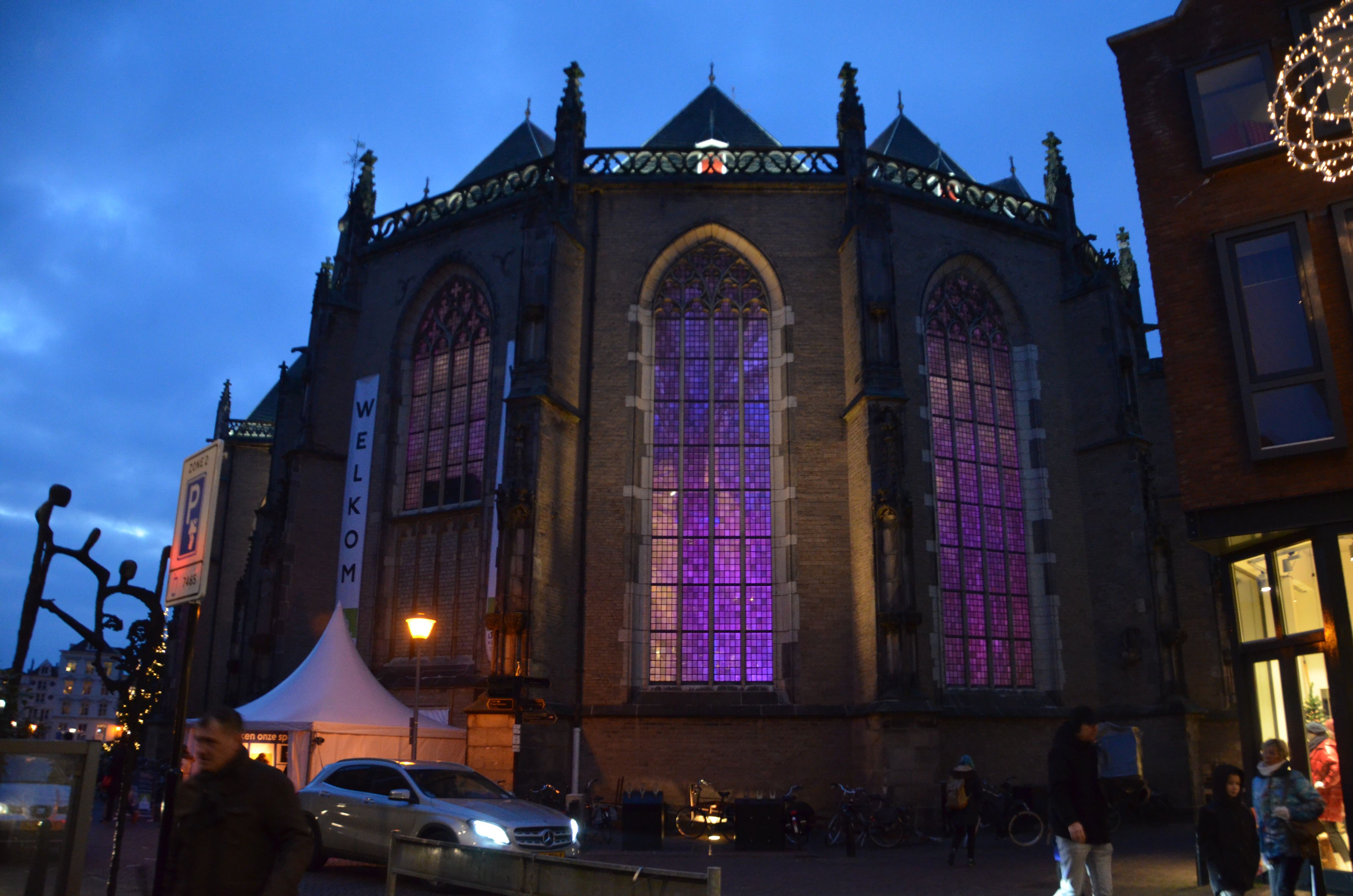 Netherlands, Deventer, winter in Europe. Europe with kids