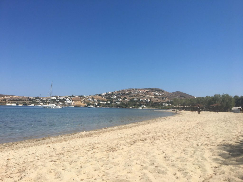 family beach holiday, paros