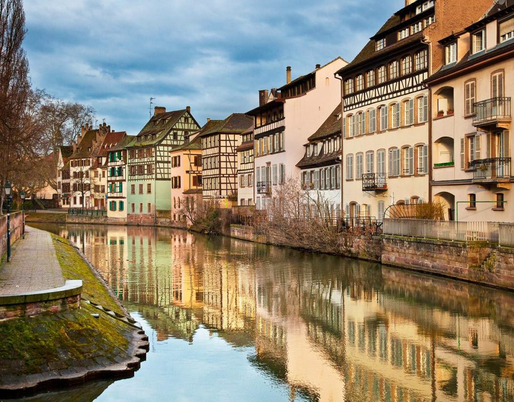 strasbourg, canal, beautiful cities france, french cities, most beautiful city in france
