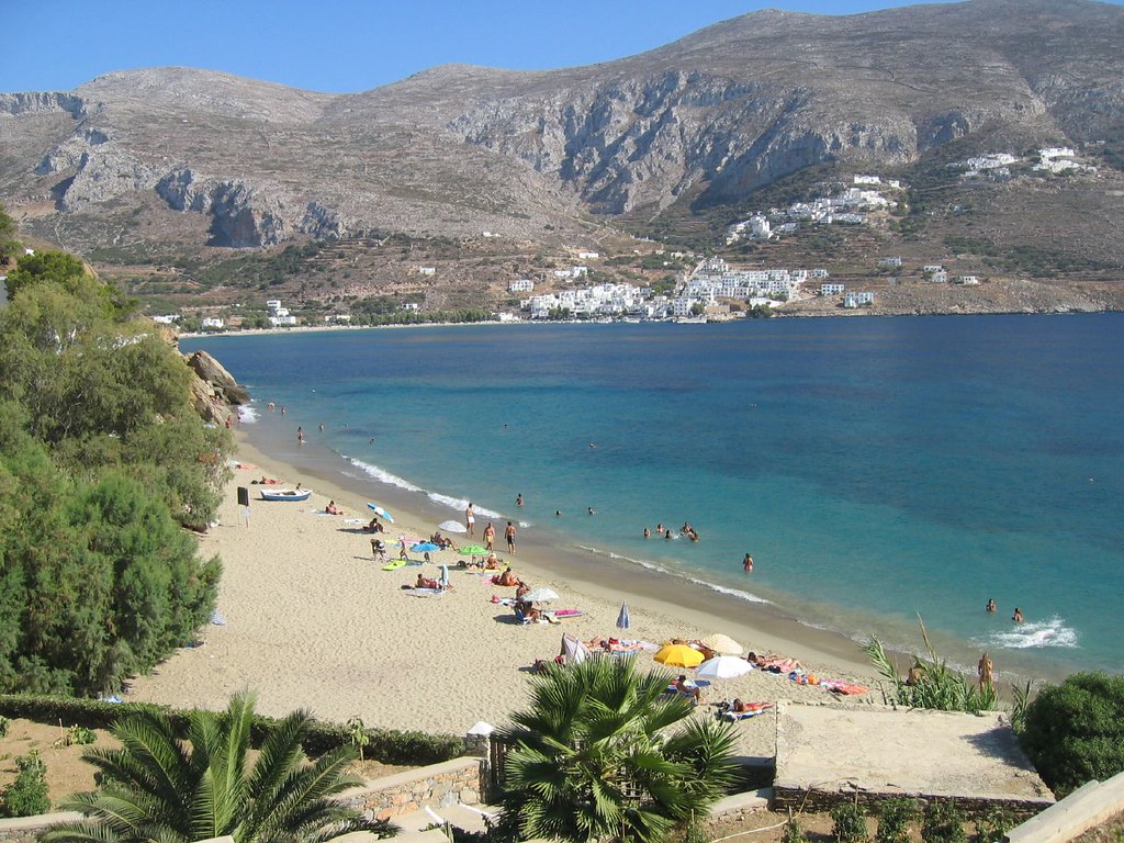 Levrossos Amorgos, Amorgos beaches