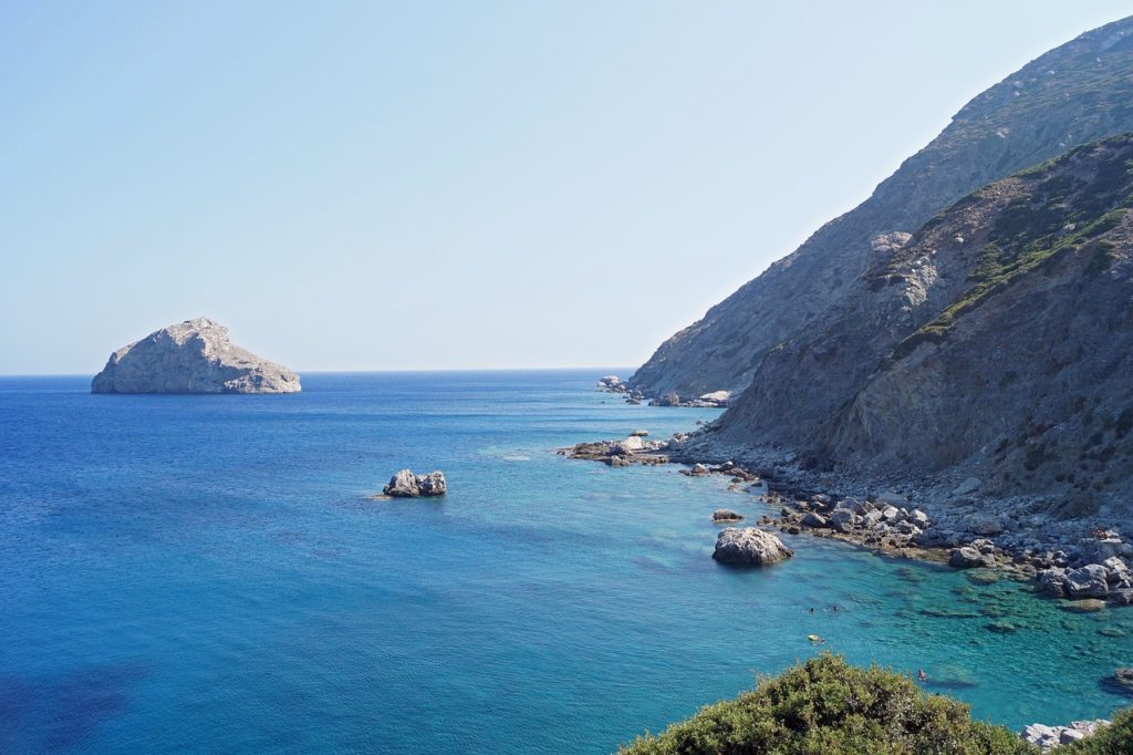 greece, cyclades, aegean, amorgos island greece