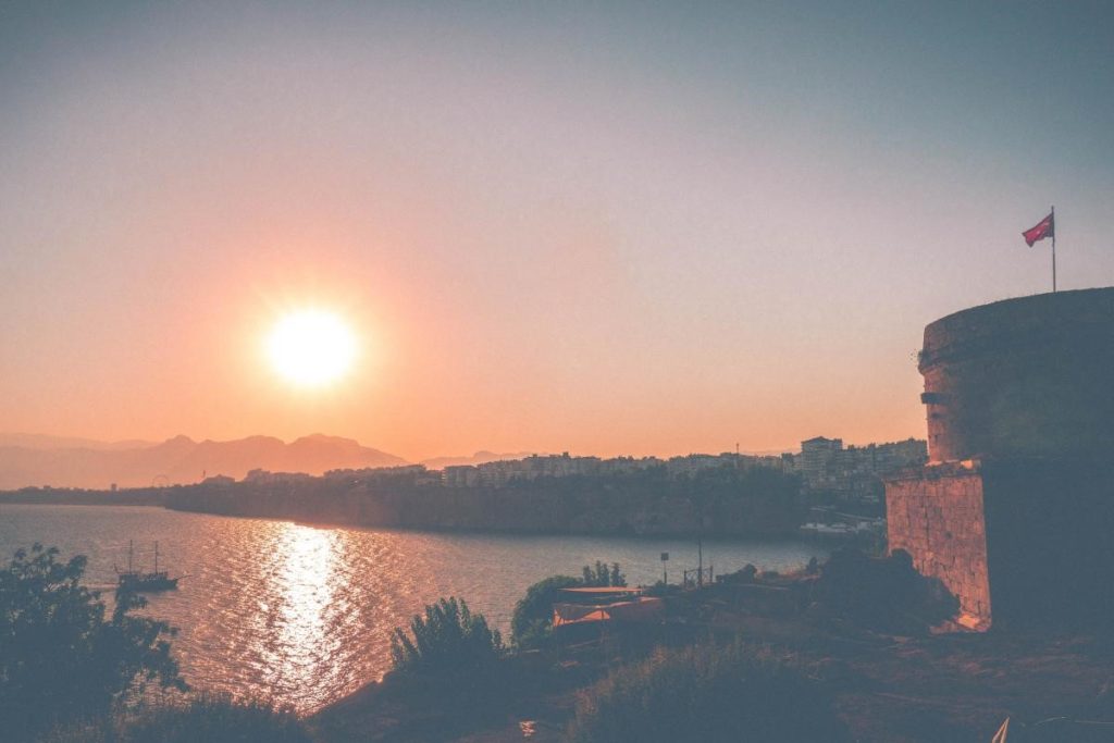 Antayla, Turkey, sunset, Turkey with kids, castle