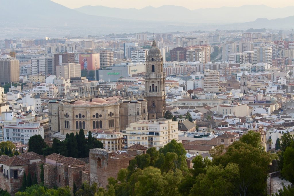 malaga, andalusia landscape, spain