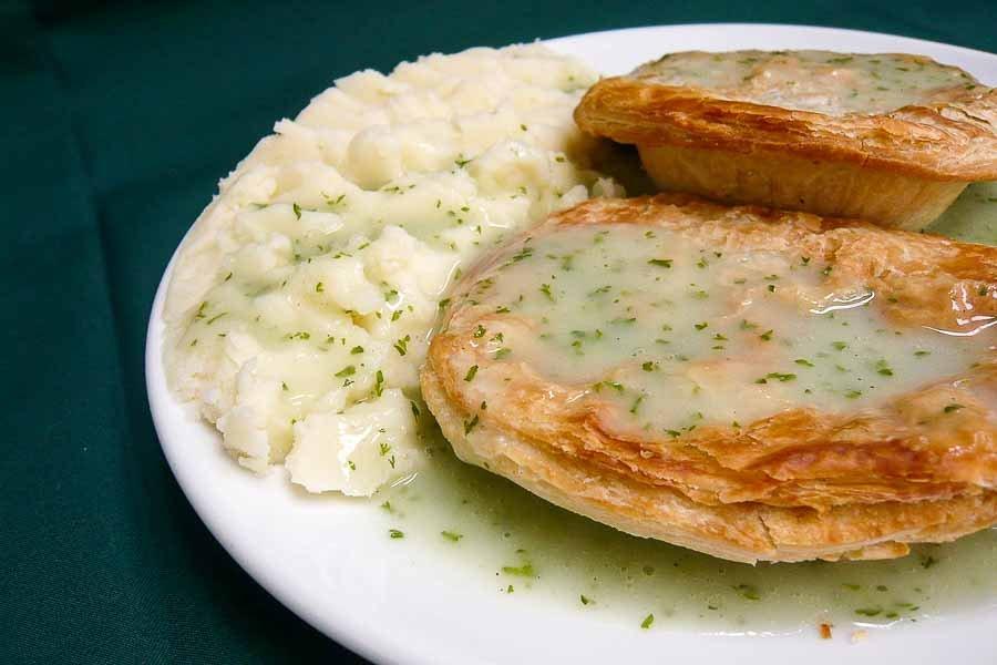 UK food, pie mash and liqour