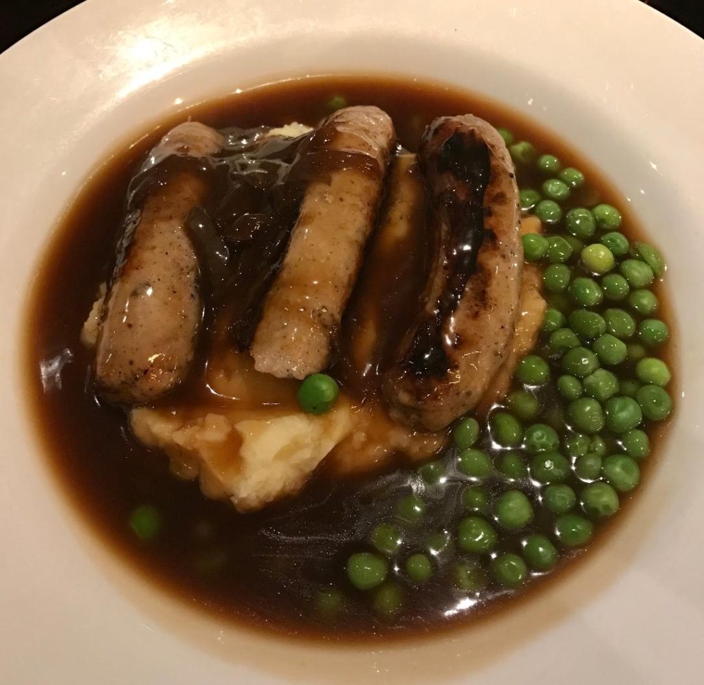 bangers and mash