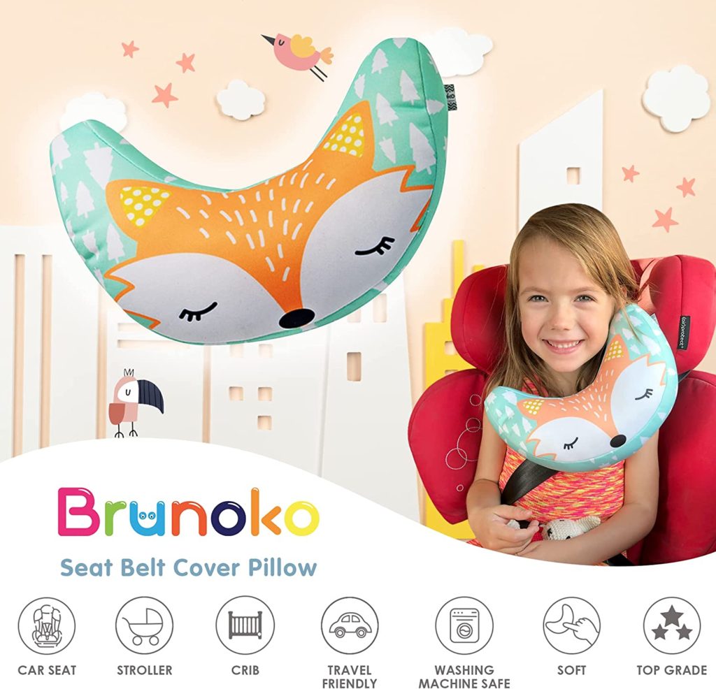 Brunoko Kids Travel Pillow