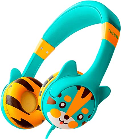 Kidrox Tiger-Ear Headphones - Best Headphones for 1 Year Old